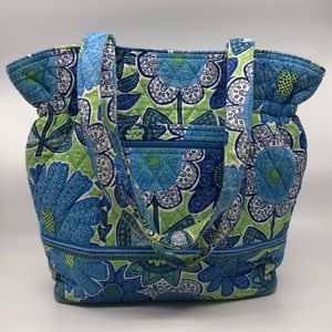 Vera Bradley Retired Doodle Daisy Laura Bag
